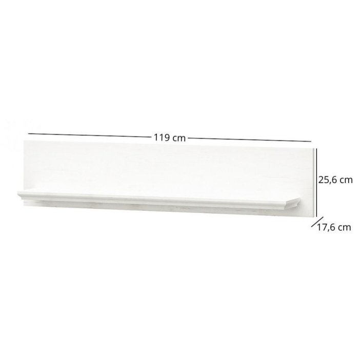 Raft suspendat IRYS, pin anderson, 119x17,6x25,6 cm [2]