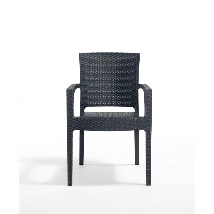 Scaun de gradina PARIS, model ratan, 62x58x88 cm - Expomob [2]