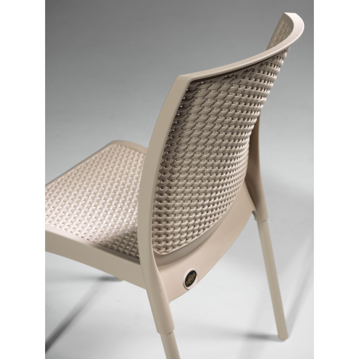 Scaun de gradina SUNNY, model ratan, antracit, 56x45x84 cm [5]