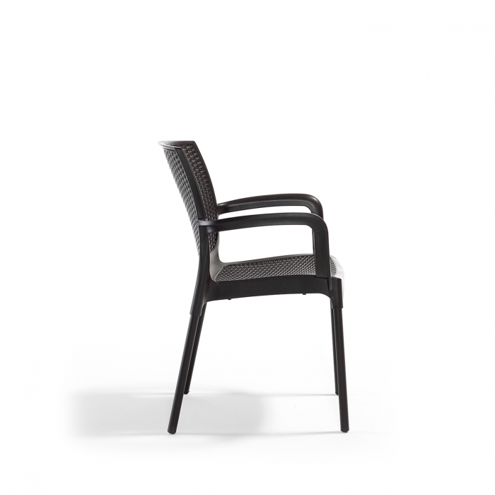 Scaun de gradina SUNSET, model ratan, 57x57x84 cm - Expomob [3]