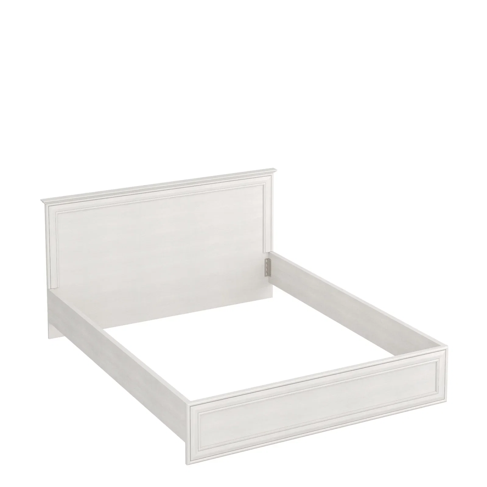 Set dormitor TIFFANY II, 5 piese, pat 160x200 cm, dulap 3 usi si 4 sertare, comoda, 2 noptiere, crem fineline [7]