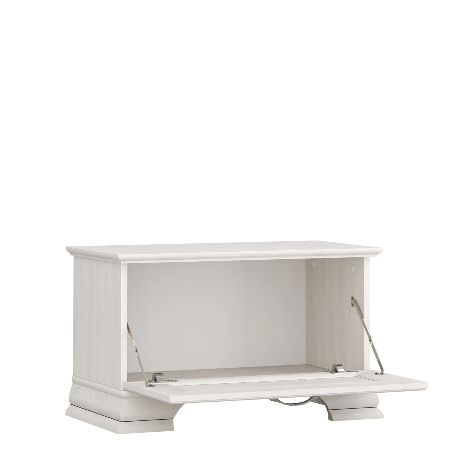 Set hol TIFFANY II, 4 piese, biblioteca 1 usa si 2 sertare, cuier suspendat, pantofare, crem fineline [8]