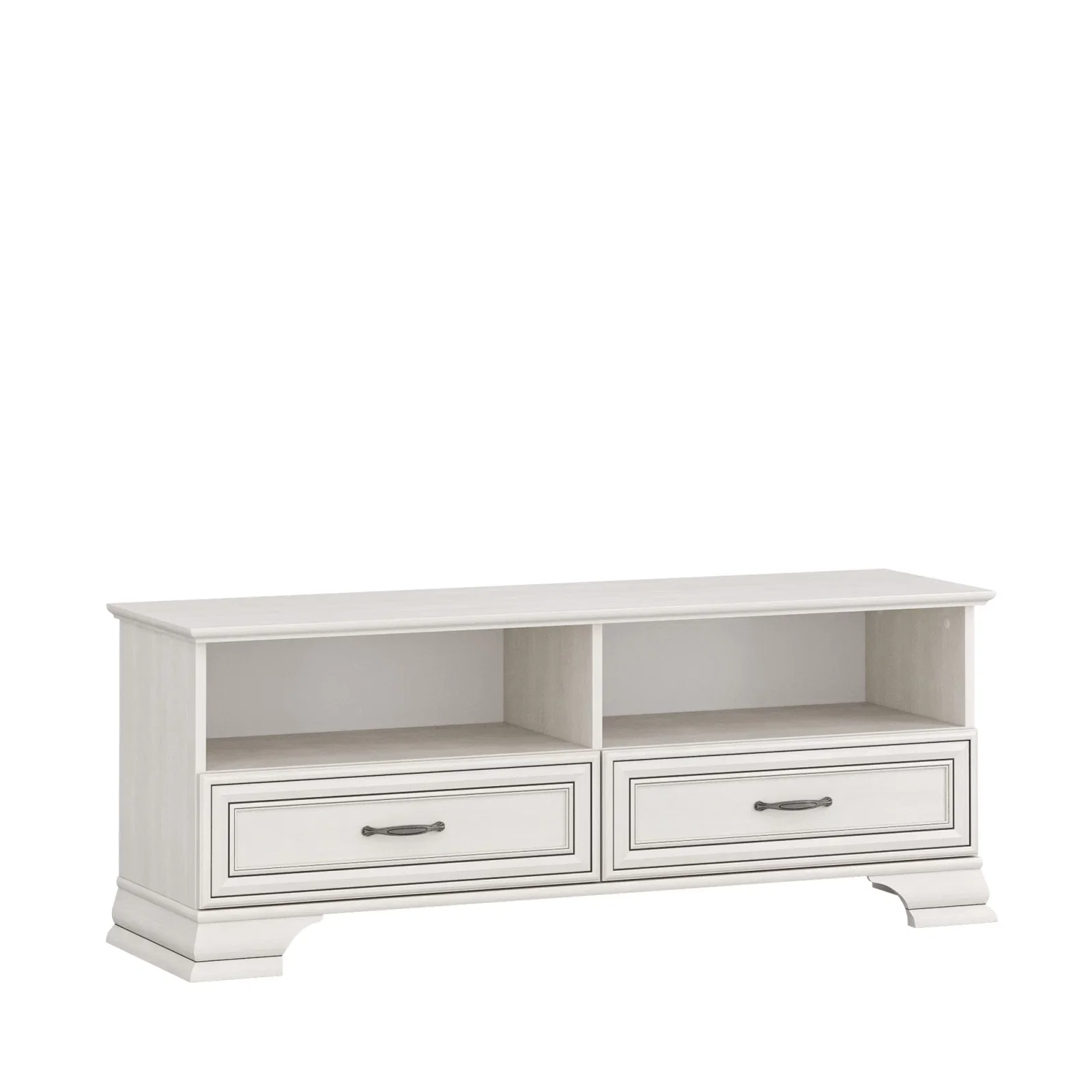 Set living TIFFANY II, 3 piese, comode TV cu 2 sertare, comoda cu 3 usi si 1 sertar, masuta de cafea, crem fineline [5]