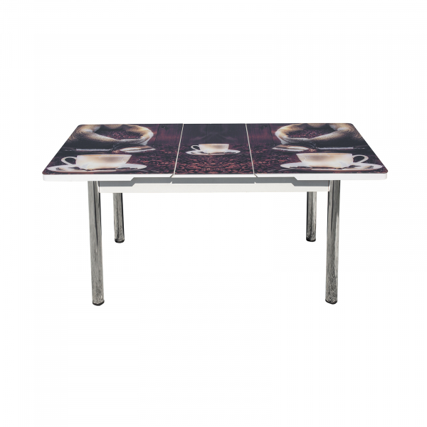 Set Lara, masa extensibila cu 6 scaune print, 130/165x80x79 cm - ExpoMob [2]