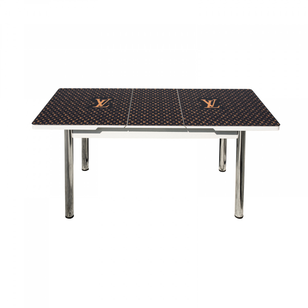 Set Lara, masa extensibila cu 6 scaune print, 130/165x80x79 cm - ExpoMob [2]