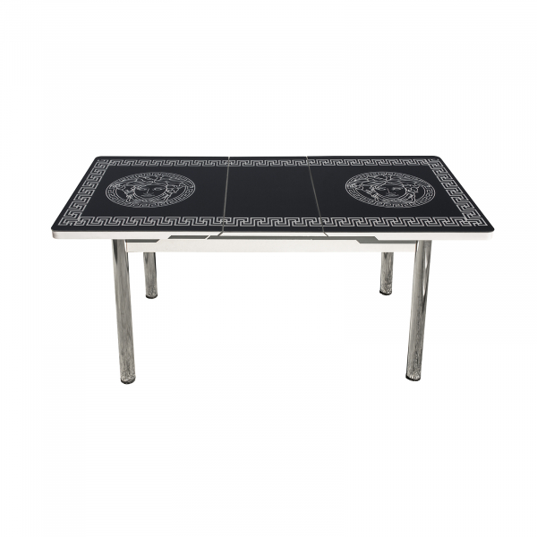 Set Lara, masa extensibila cu 6 scaune print, 130/165x80x79 cm - ExpoMob [2]