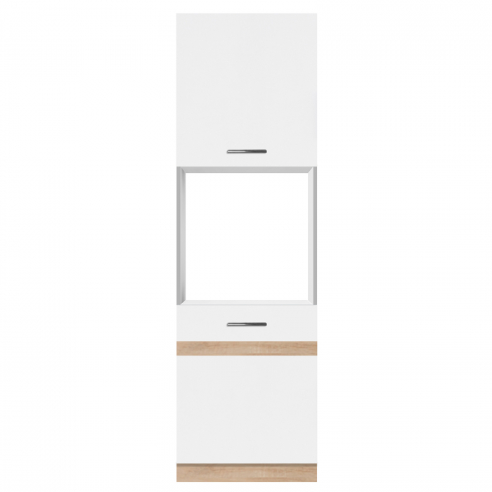 Soldat 60 cu gol cuptor YANA, 2 usi, corp alb, 60x60x200 cm - ExpoMob [2]