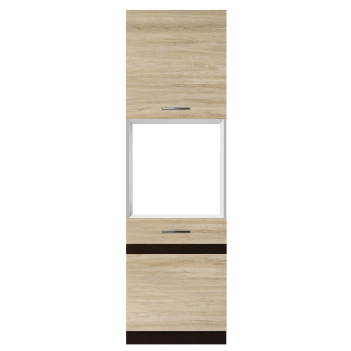 Soldat 60 cu gol cuptor YANA, 2 usi, corp alb, 60x60x200 cm - ExpoMob [2]