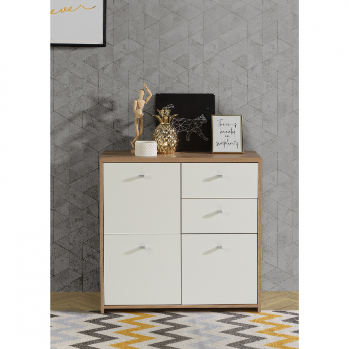 Comoda BEST CHEST SQNK223, 3 usi, 2 sertare, 77x77x29 cm - ExpoMob [6]