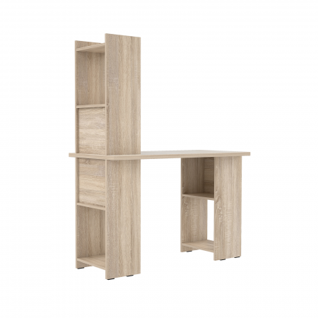 Back to School - Birou BESARION - BSRB222-D30F, sonoma, 110x52,7x143 cm - ExpoMob