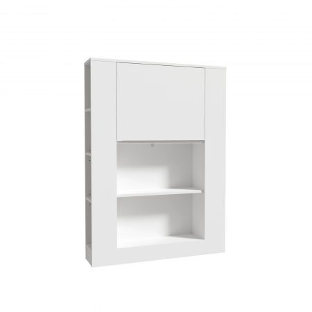 Back to School - Birou multifunctional MFF2004-L120 - alb, 88,2x18,6x120,8 cm - ExpoMob