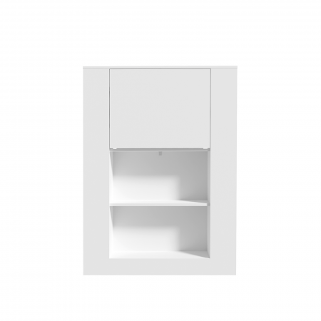 Birou multifunctional MFF2004-L120 - alb, 88,2x18,6x120,8 cm - ExpoMob [4]