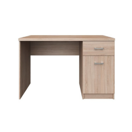 Colectia TOP MIX - Birou TOP MIX, 1 usa, 1 sertar, stejar sonoma, 120x55x77 cm