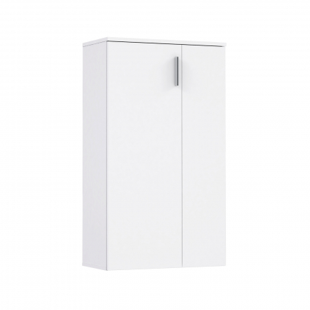 Pantofare - Pantofar BOOTS, cu 2 usi, 6 rafturi, stejar sherwood + alb, 68,9x34,1x120,4 cm - ExpoMob