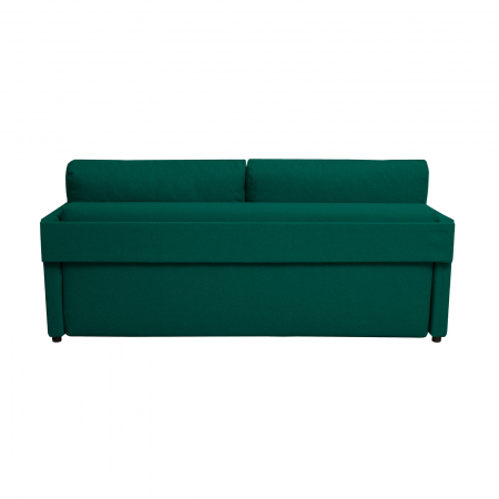 Canapele Clasice - Canapea BERNA S extensibila, 3 locuri, cu arcuri si lada depozitare, 210x110x90 cm - ExpoMob