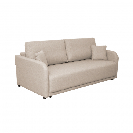 Canapea BERNA S extensibila, 3 locuri, cu arcuri si lada depozitare, 210x110x90 cm - ExpoMob [1]