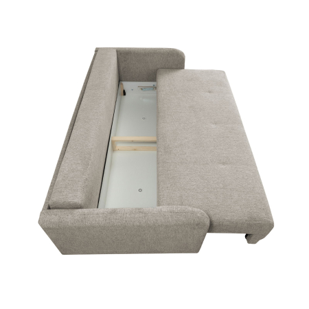 Promo - Canapea BERNA S extensibila, 3 locuri, cu arcuri si lada depozitare, 210x110x90 cm - ExpoMob