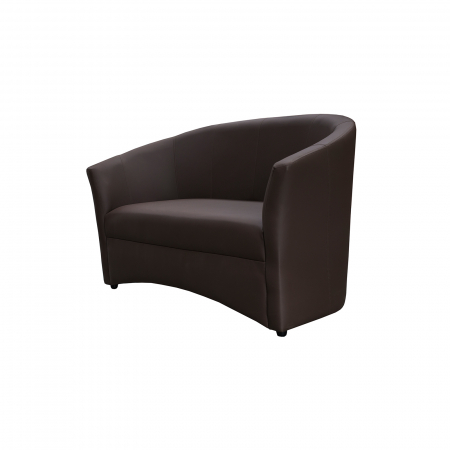 Canapea CAFENEA fixa, 2 locuri, piele ecologica, 145x60x80 cm - ExpoMob [1]