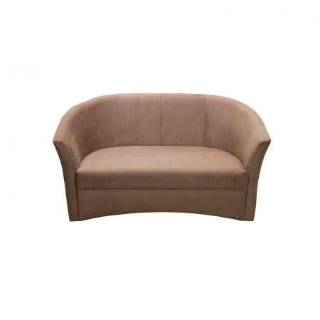 Canapea CAFENEA fixa, 2 locuri, cafeniu, 145x60x80 cm