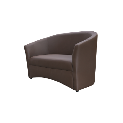 Canapea CAFENEA fixa, 2 locuri, piele ecologica, 145x60x80 cm - ExpoMob [1]