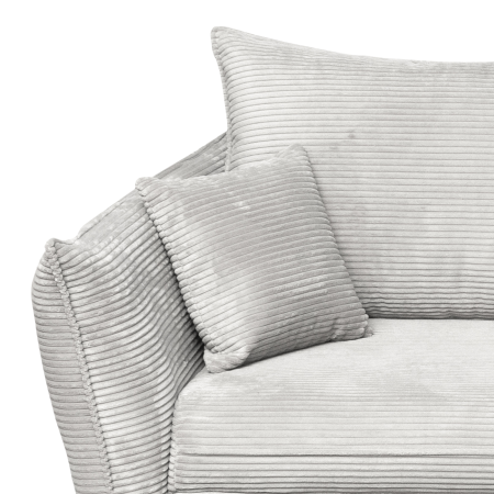 Canapea CAMILLE extensibila, 3 locuri, cu arcuri si lada depozitare, bej deschis, 238x115x95 cm [5]