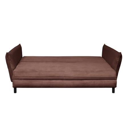 Canapea CAMILLE extensibila, 3 locuri, cu arcuri si lada depozitare, caramiziu, 238x115x95 cm [2]