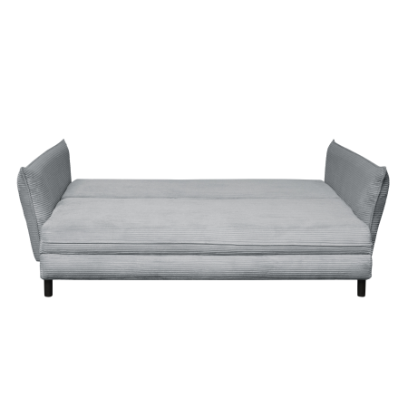 Canapea CAMILLE extensibila, 3 locuri, cu arcuri si lada depozitare, gri deschis, 238x115x95 cm [2]