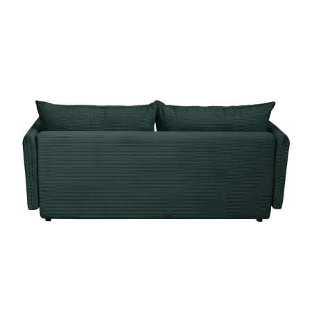 Canapea CAMILLE extensibila, 3 locuri, cu arcuri si lada depozitare, verde smarald, 238x115x95 cm [3]