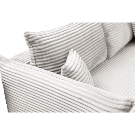 Canapea CAMILLE T extensibila, 3 locuri, cu arcuri si lada depozitare, bej, 238x115x95 cm [5]