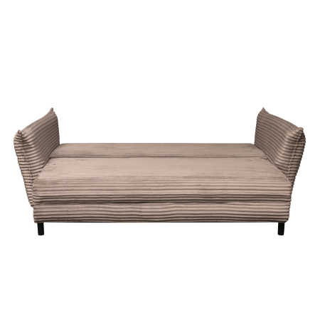 Canapea CAMILLE T extensibila, 3 locuri, cu arcuri si lada depozitare, maro, 238x115x95 cm [2]