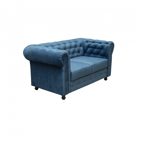 Canapea CHESTERFIELD fixa, 2 locuri, cu arcuri, 168x90x80 cm - ExpoMob [1]