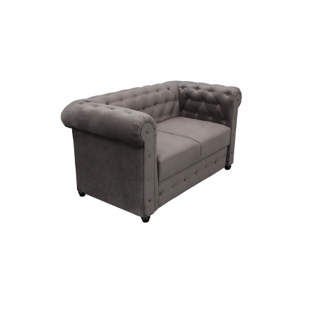 Canapea CHESTERFIELD fixa, 2 locuri, cu arcuri, 168x90x80 cm - ExpoMob [1]