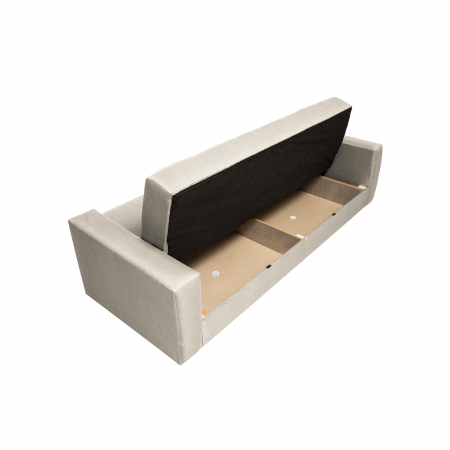 Canapele Clasice - Canapea CORINNE II extensibila, 3 locuri, cu lada depozitare, 220x90x96 cm - ExpoMob
