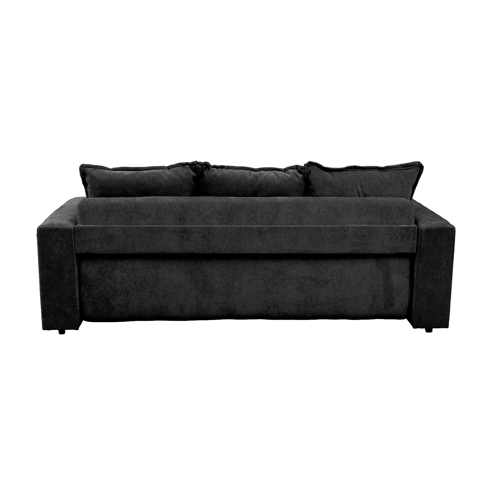 Canapea extensibila ARI235, 3 locuri, cu arcuri, antracit, 235x110x77 cm [5]
