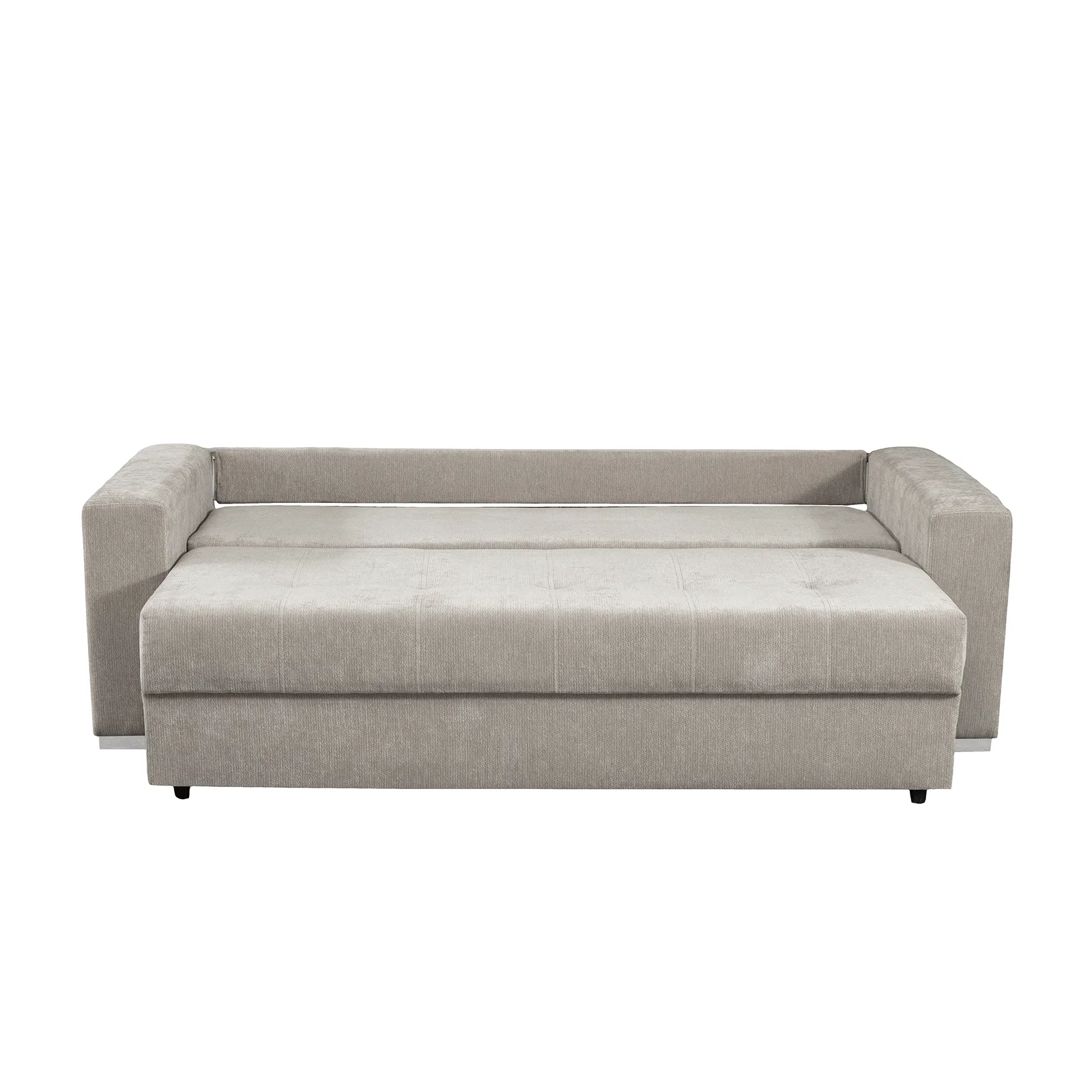 Canapele Moderne - Canapea extensibila ARI235, 3 locuri, cu arcuri, bej, 235x110x77 cm