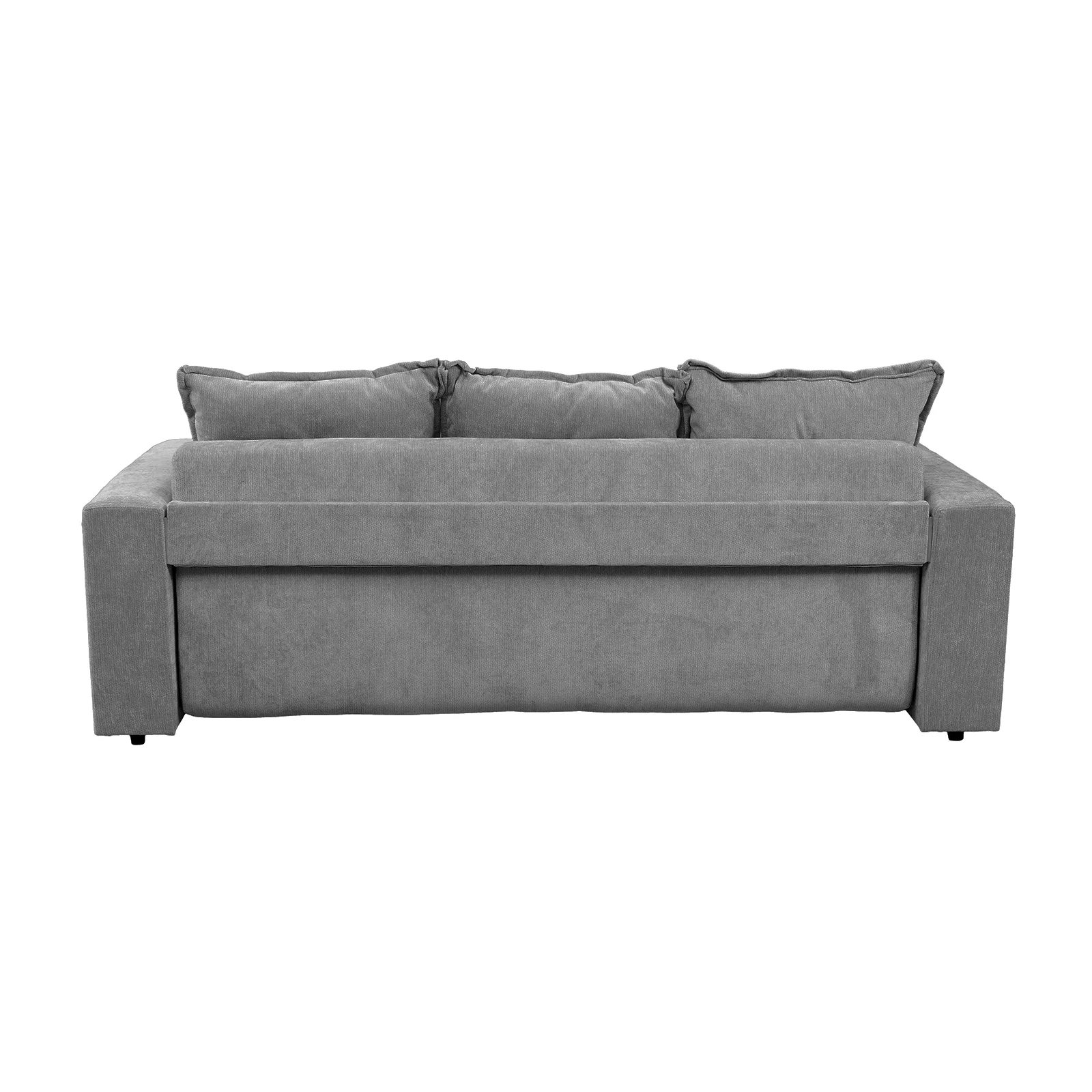 Canapea extensibila ARI235, 3 locuri, cu arcuri, gri inchis, 235x110x77 cm [5]
