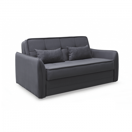 Canapea extensibila DREW, 3 locuri, cu arcuri si lada pentru depozitare, 175x110x88 cm - ExpoMob [1]