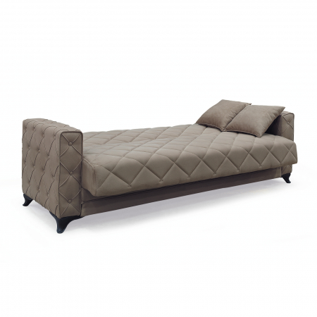 Canapea extensibila HEGEL, 3 locuri, cu arcuri si lada pentru depozitare, 228x85x85 cm - ExpoMob [3]