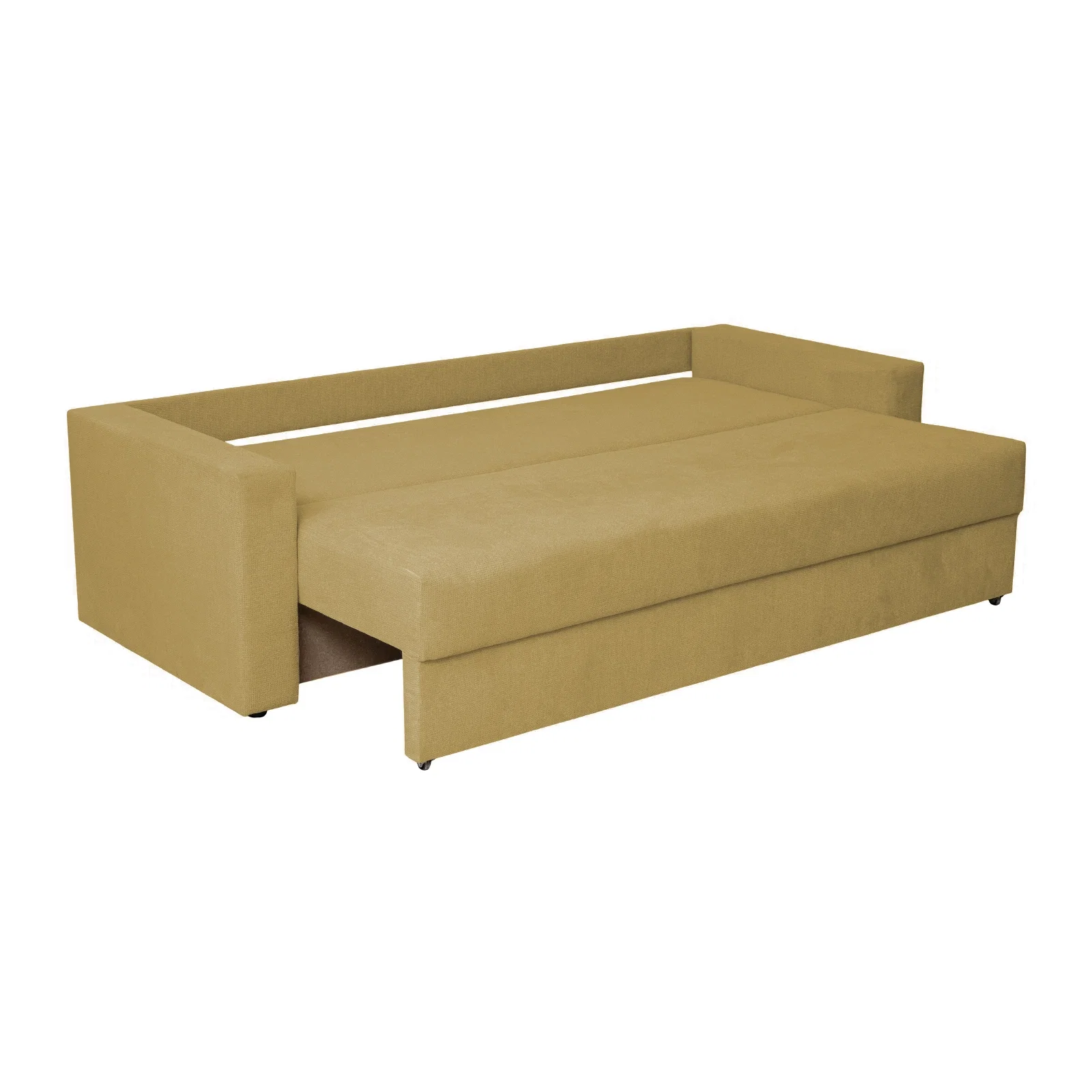 Canapea extensibila NIC220, 3 locuri, cu arcuri si lada depozitare, 220x90x75 cm - ExpoMob [1]