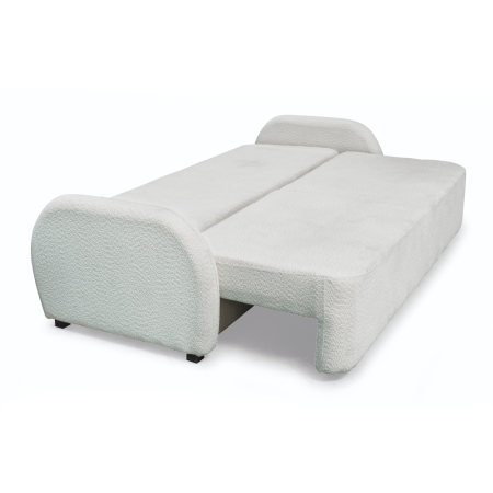 Canapea extensibila NOVA, 3 locuri, cu arcuri si lada depozitare, crem, 226x103x90 cm [2]