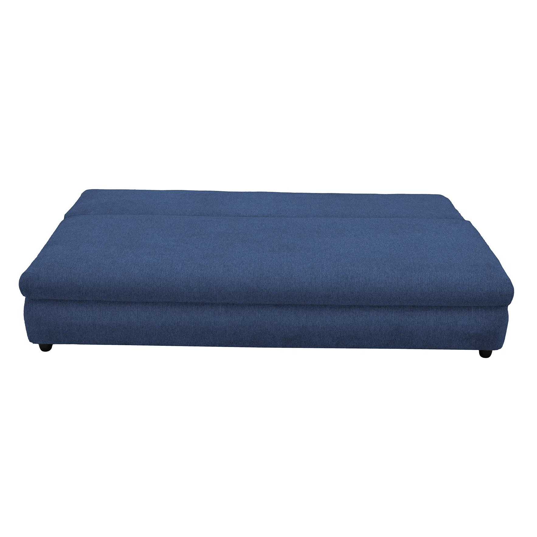 Canapea extensibila OLIMP, 3 locuri, cu arcuri si lada depozitare, albastru, 203x100x85 cm [2]