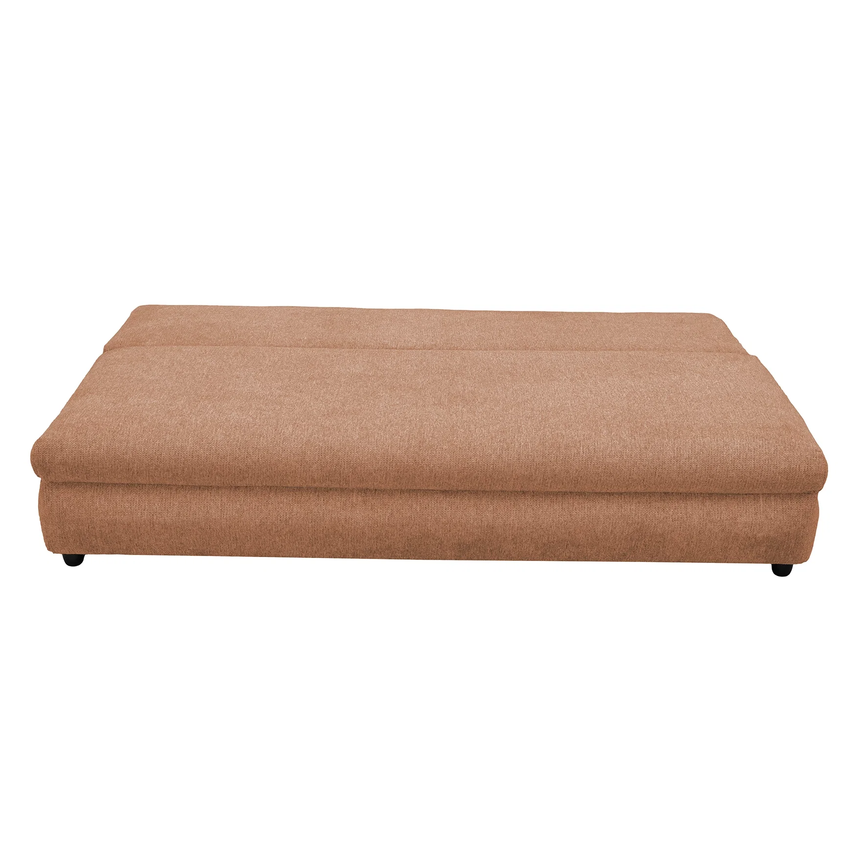 Canapea extensibila OLIMP, 3 locuri, cu arcuri si lada depozitare, caramiziu, 203x100x85 cm [2]