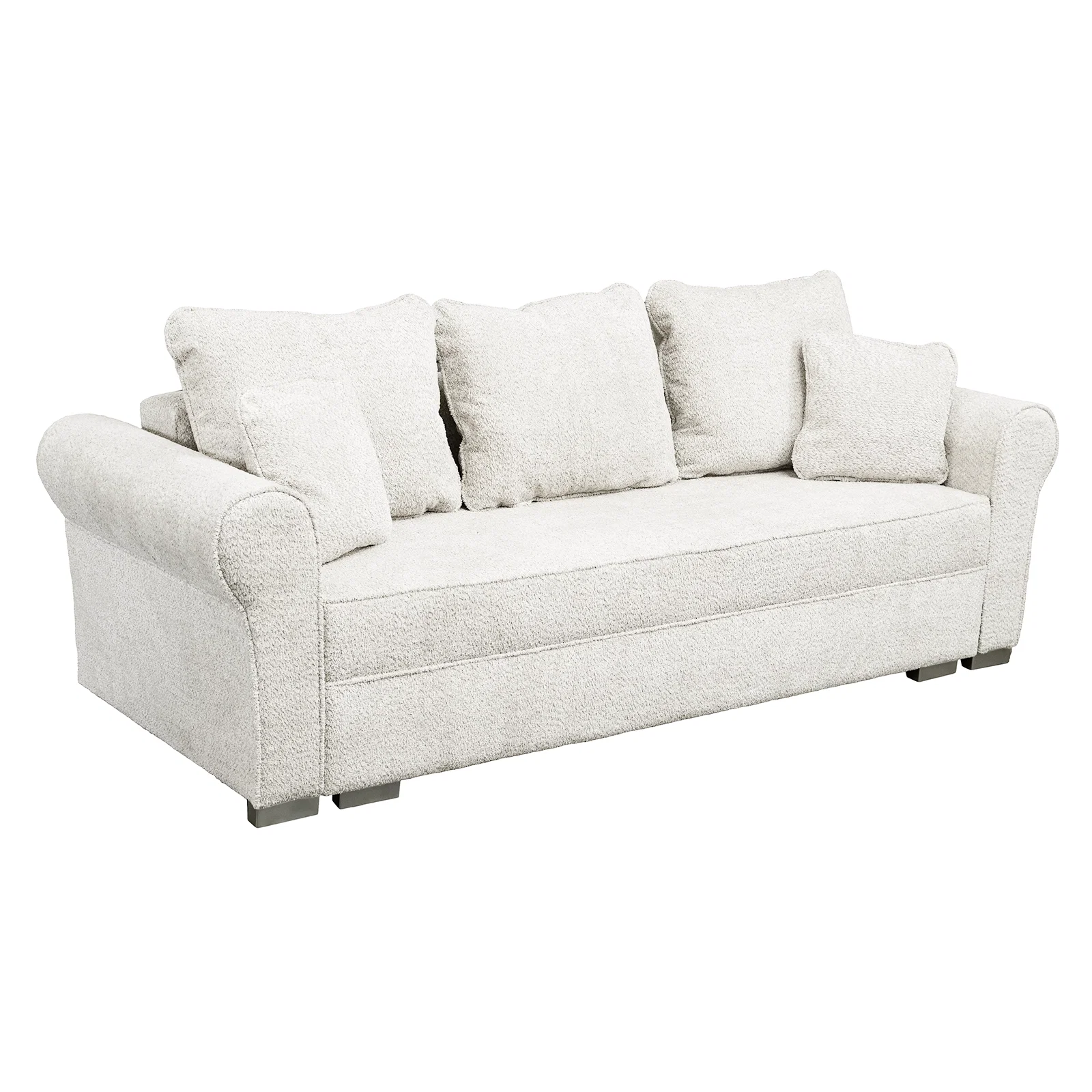Canapele Clasice - Canapea extensibila SAR235N, 3 locuri, cu lada depozitare, 235x90x75 cm