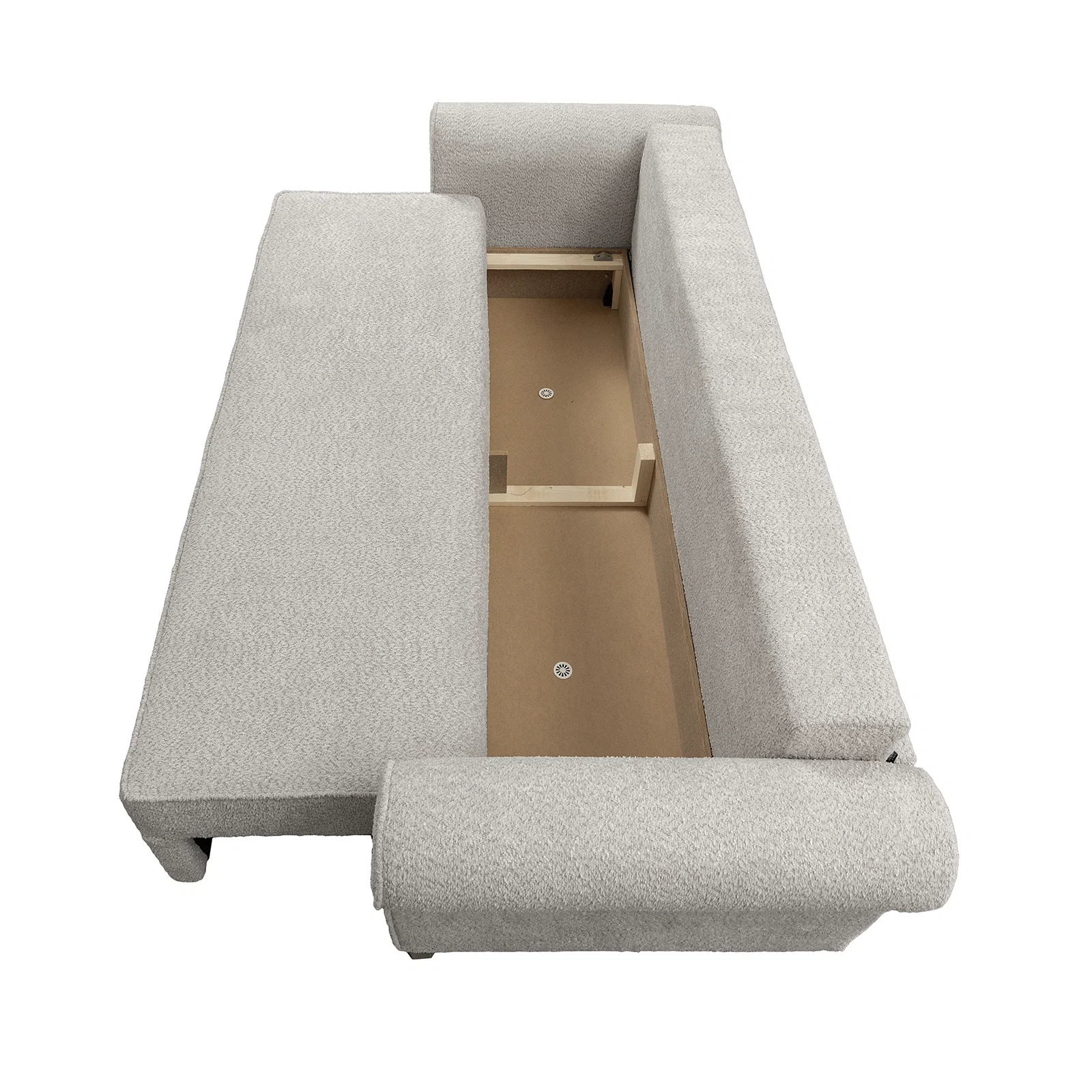 Canapea extensibila SAR235N, 3 locuri, cu lada depozitare, 235x90x75 cm [3]