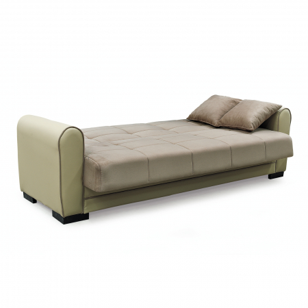 Canapea extensibila VIOLA, 3 locuri, cu arcuri si lada pentru depozitare, 228x85x85 cm - ExpoMob [3]