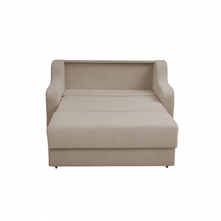 Promo - Canapea GINA II extensibila, 2 locuri, cu arcuri si lada depozitare, 155x100x95 cm