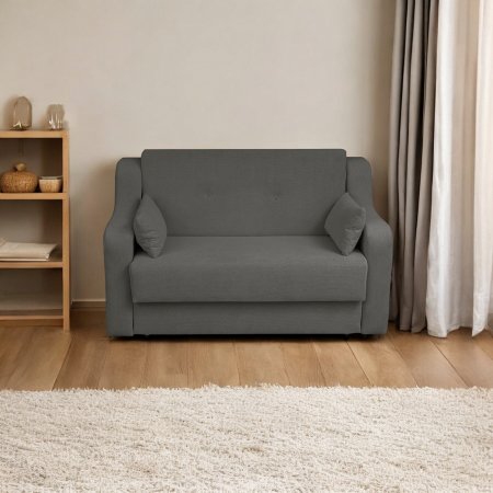 Canapea GINA II extensibila, 2 locuri, cu arcuri si lada depozitare, 155x100x95 cm [4]