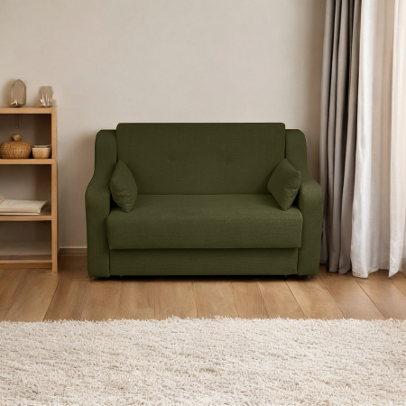 Canapea GINA II extensibila, 2 locuri, cu arcuri si lada depozitare, 155x100x95 cm [4]