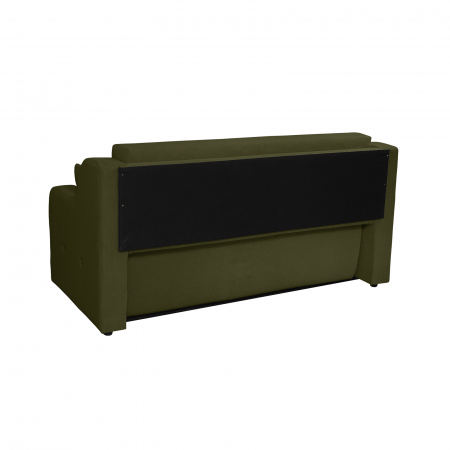 Canapea GINA XL II extensibila, 3 locuri, cu arcuri si lada depozitare, verde inchis, 190x100x95 cm [3]