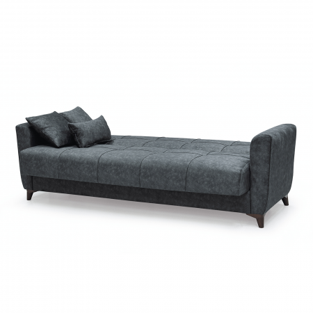 Canapea LEON, 3 locuri, extensibila, cu arcuri, cu lada depozitare - ExpoMob [3]